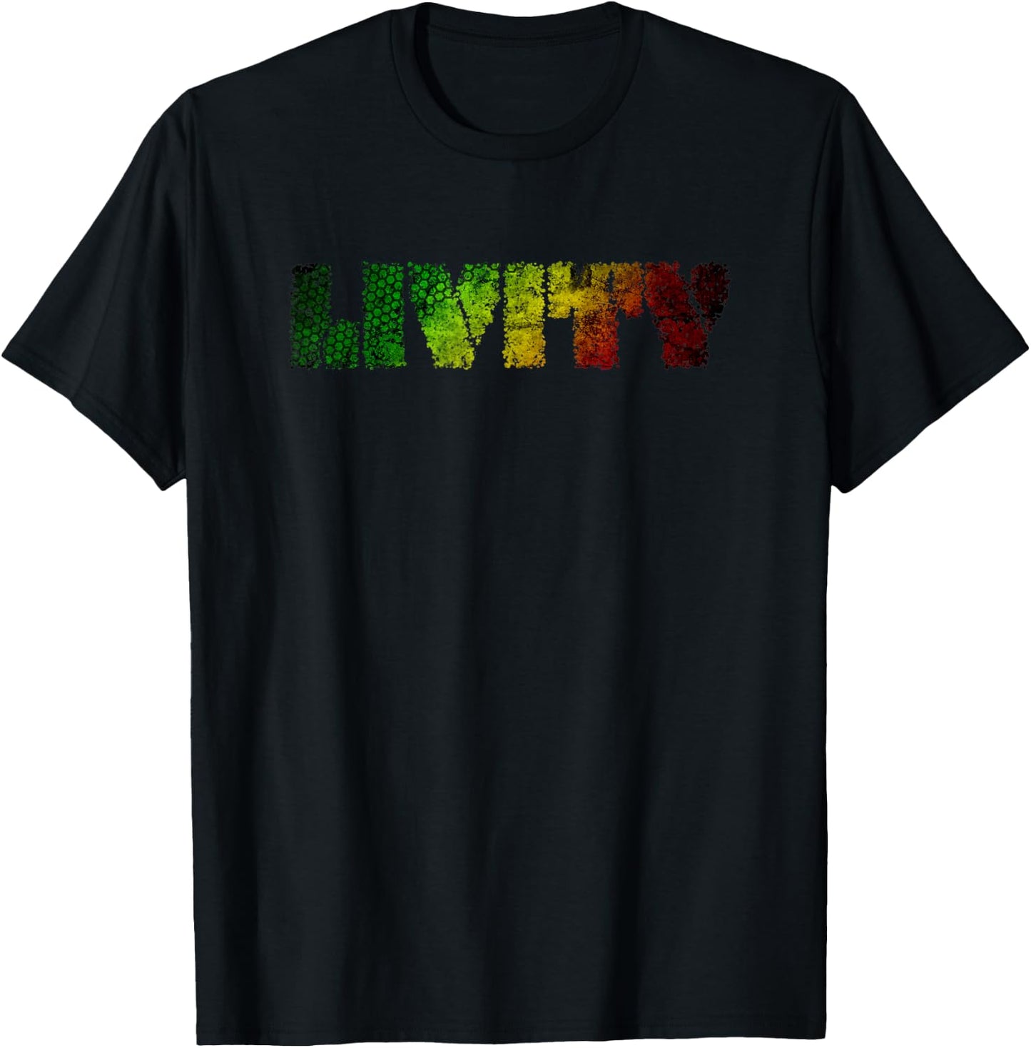 Men Women Jamaica Reggae Jah Army Rastafari Lion of Judah T-Shirt - T-Shirt | Black