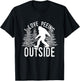 Bigfoot I Love Peeing Outside T-Shirt - T-Shirt | Black