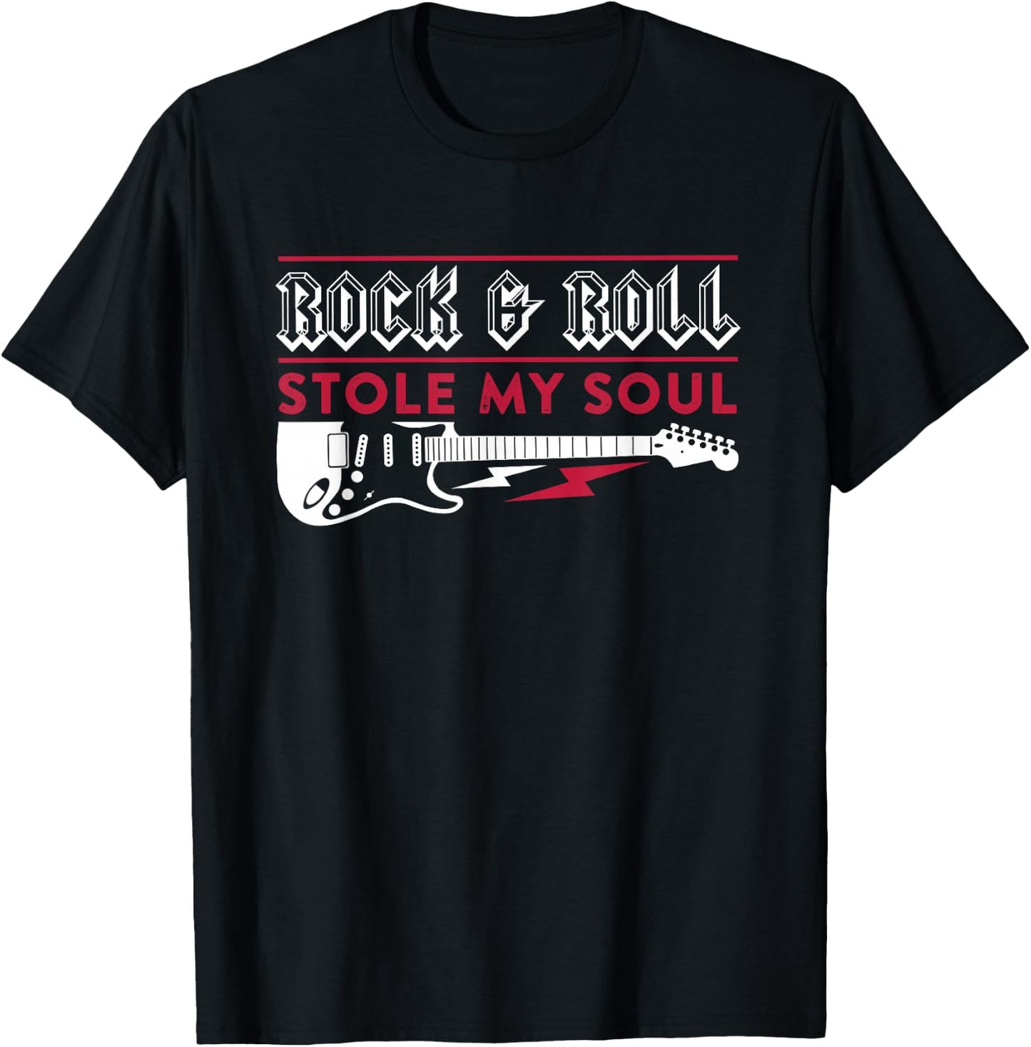 Stole My Soul Retro Rock N' Roll T-Shirt - T-Shirt | Black