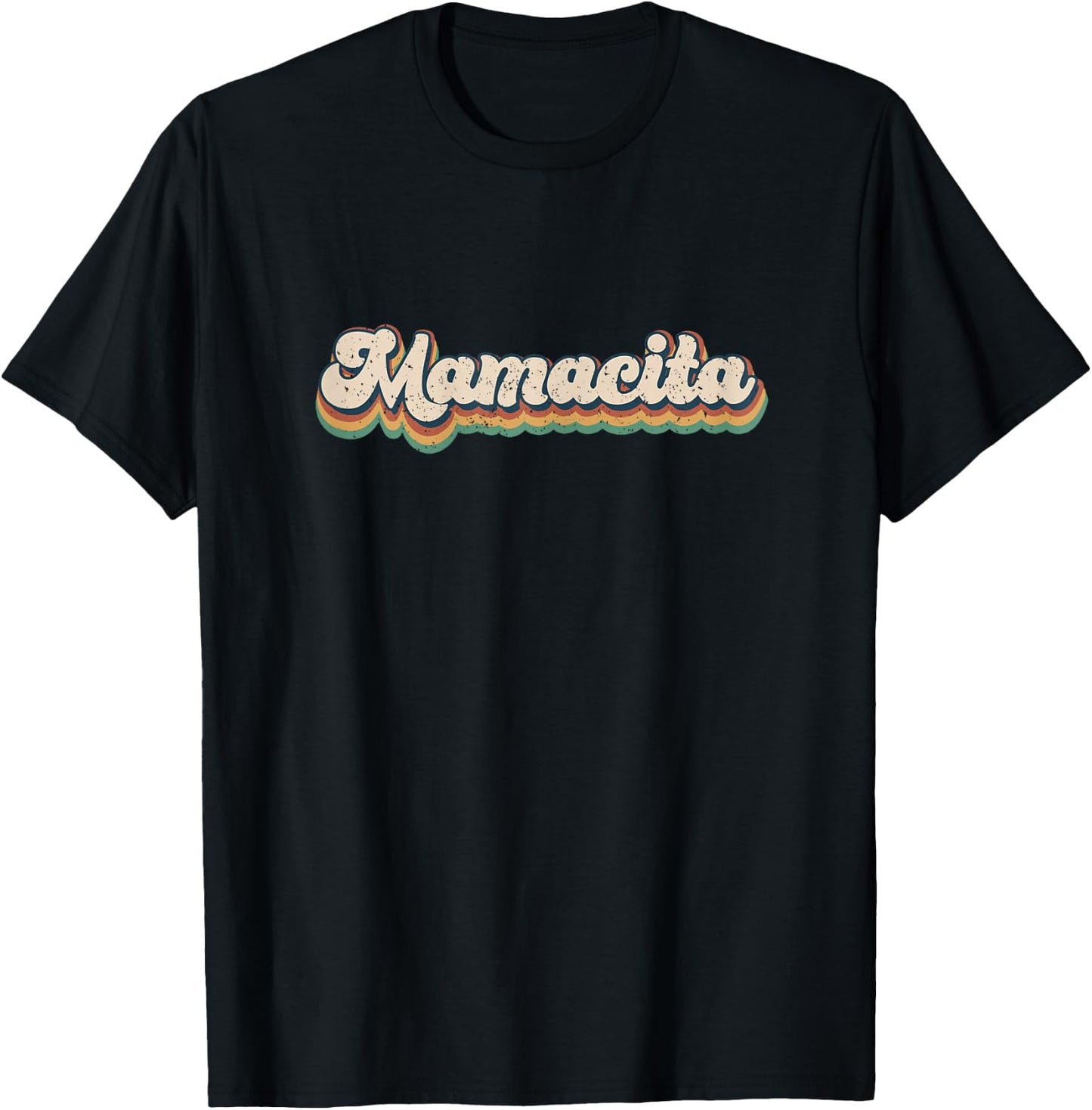 Mamacita Retro Top Cute Vintage Mommy T-Shirt - T-Shirt | Black