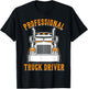 Professional Truck Driver T-Shirt - T-Shirt | Black