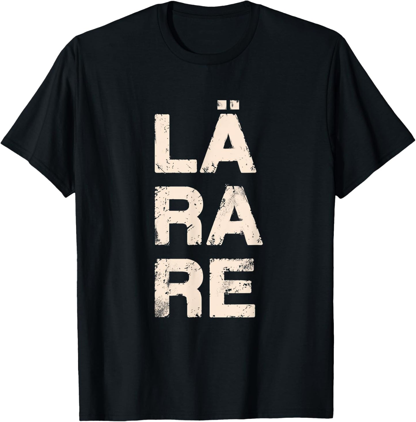 Teacher Written in Swedish Language T-Shirt - T-Shirt | Black