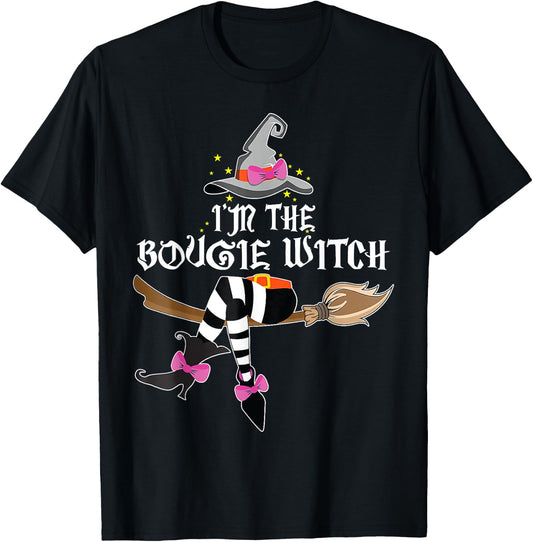 I'm the Bougie Witch Funny Halloween Matching Costume T-Shirt - T-Shirt | Black