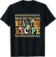 The Recipe Family Consumer Science FCS Black -Adults Cotton 60% Polyester 40% Modern Classic Short Sleeve T-Shirt - T-Shirt | Black
