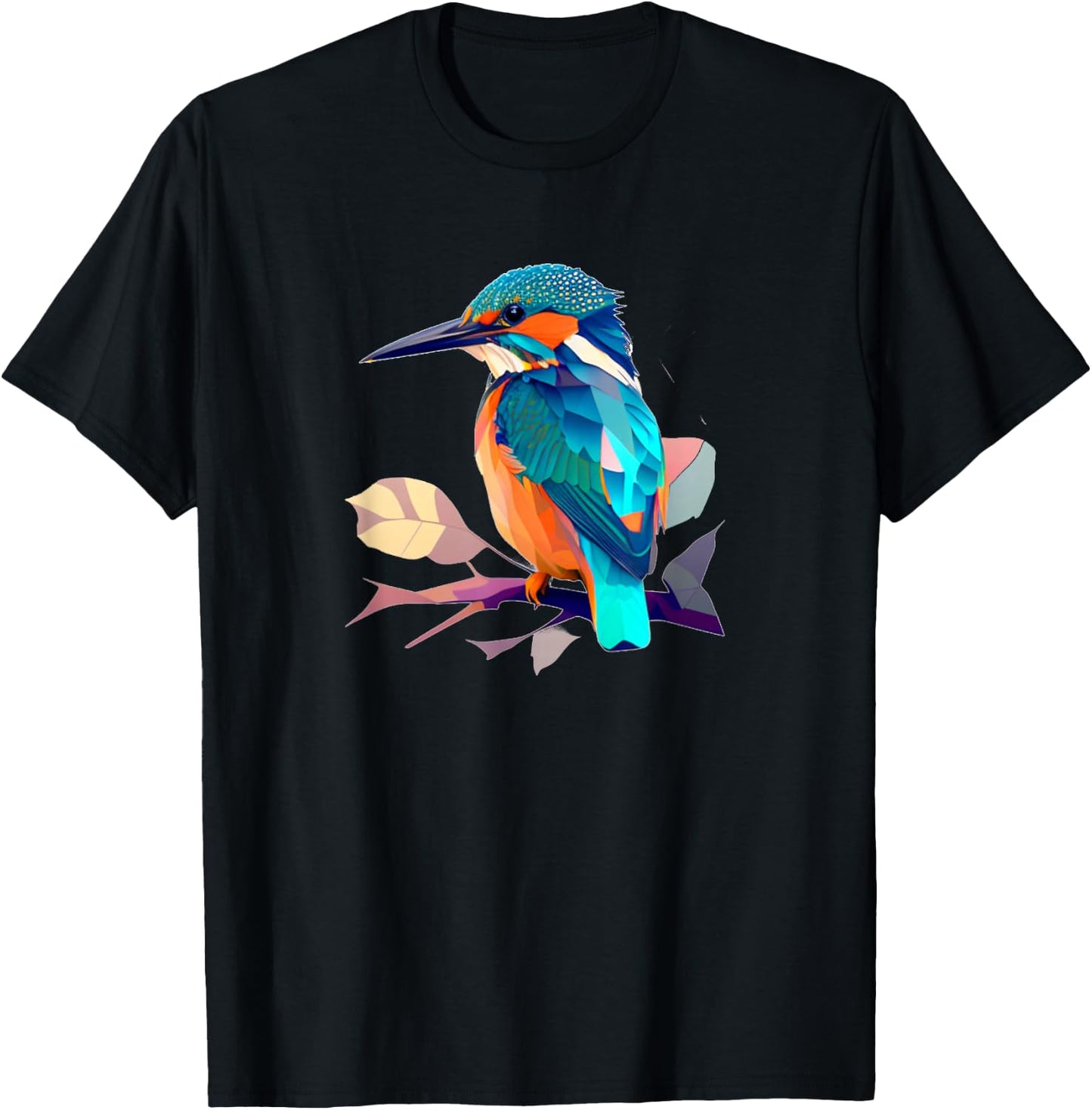 Nice Kingfisher T-Shirt - T-Shirt | Black