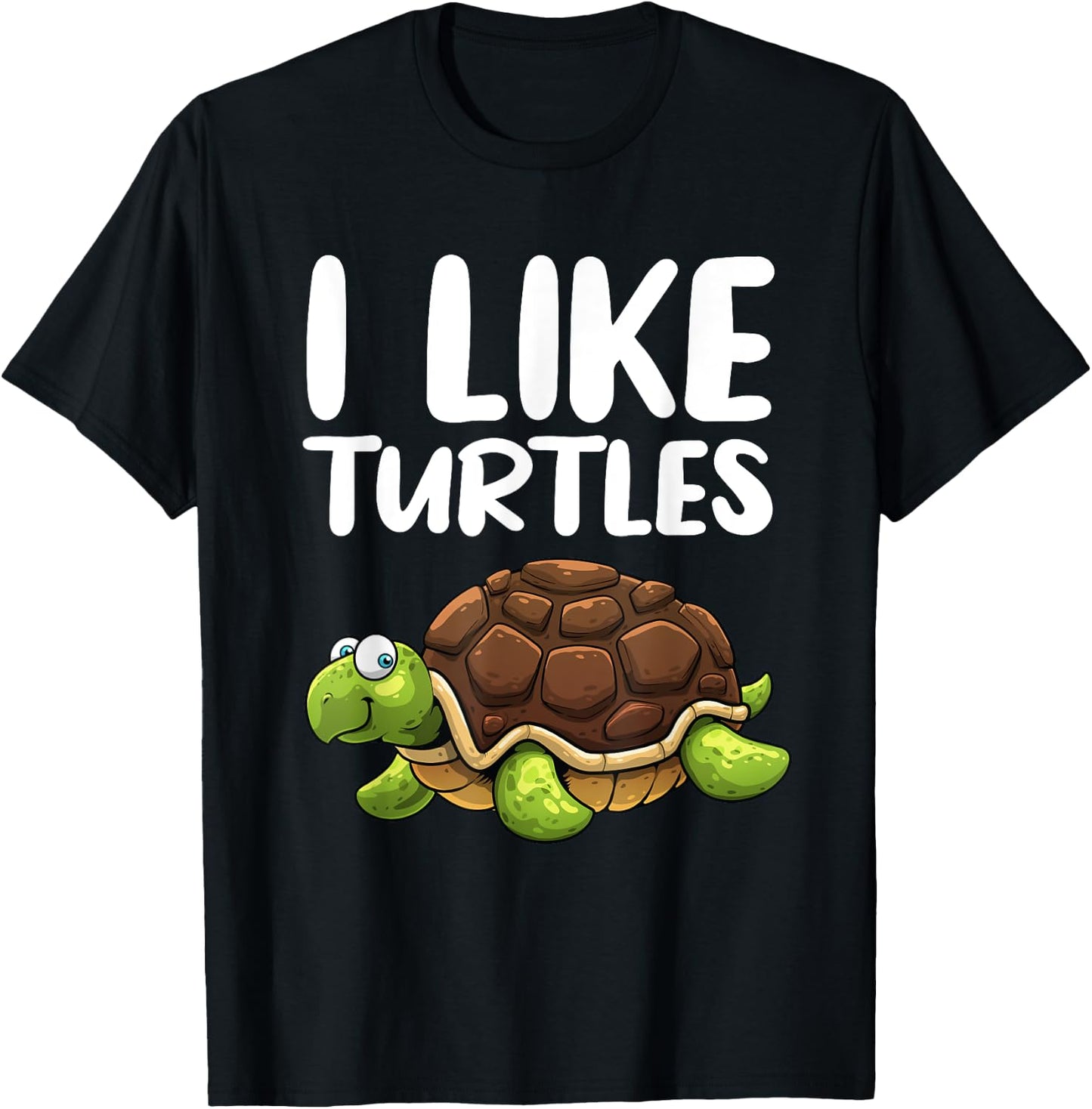 Funny Turtle Design Women Tortoise Sea Turtle Lovers T-Shirt - T-Shirt | Black
