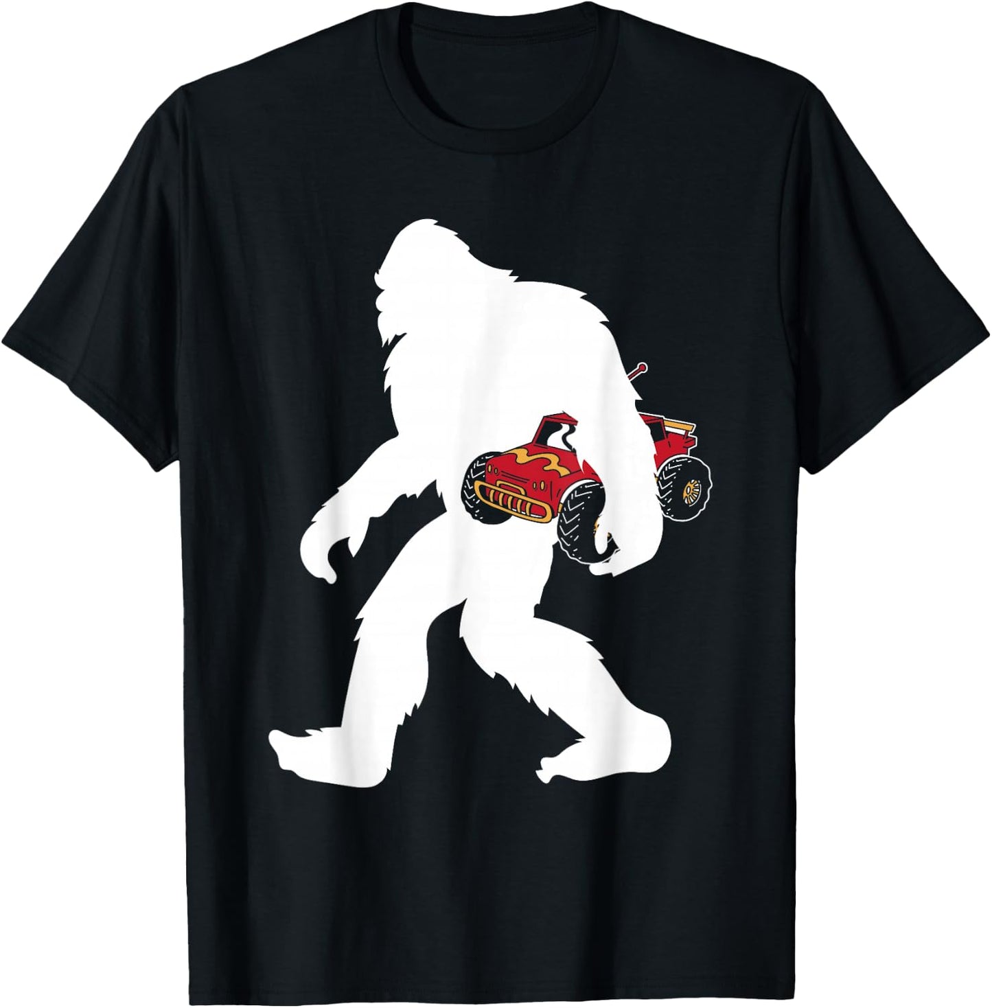 RC Car Enthusiast Remote Control Yetti Sasquatch Big Foot T-Shirt - T-Shirt | Black