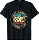 30 Years of Marriage 30th Wedding Anniversary T-Shirt - T-Shirt | Black