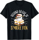 Dabbing Marshmallow Camper Second Grade Is Smore Fun T-Shirt - T-Shirt | Black