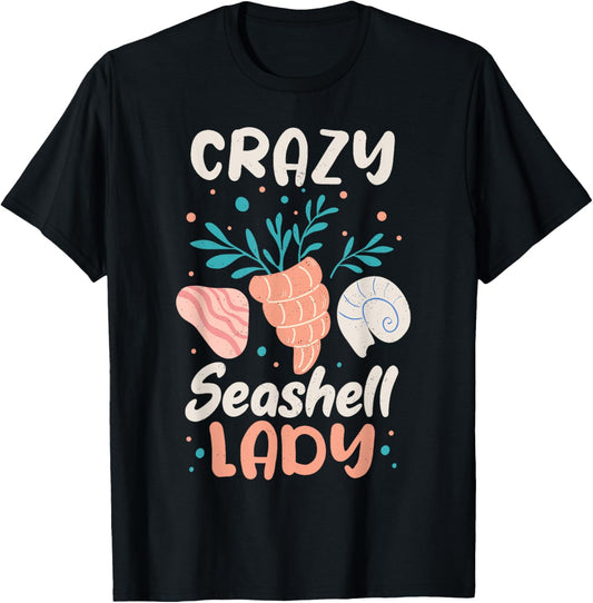 Shelling Shell Collecting Seashell Collector T-Shirt - T-Shirt | Black