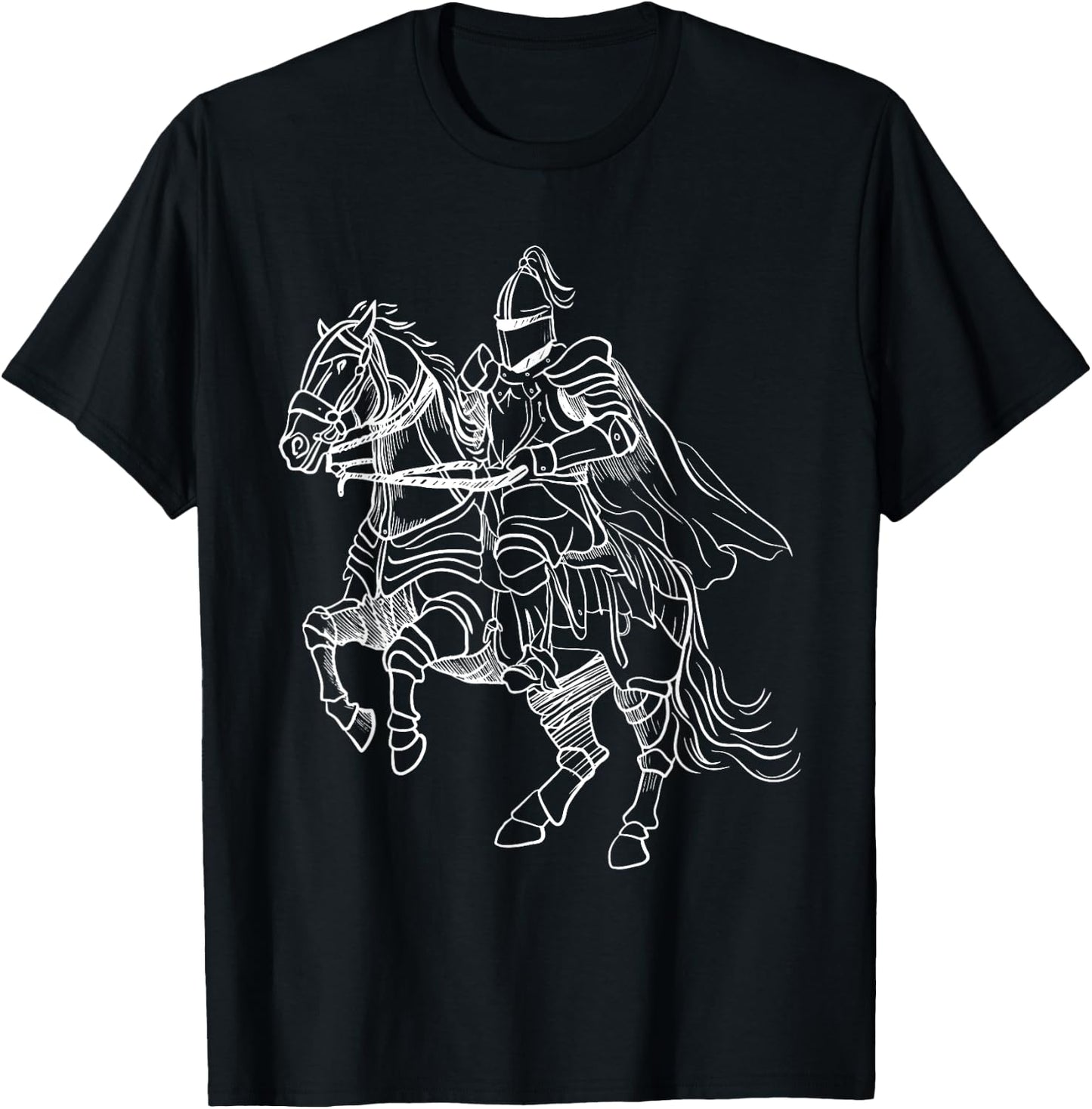 Renaissance Festival Joust Medieval Jousting T-Shirt - T-Shirt | Black