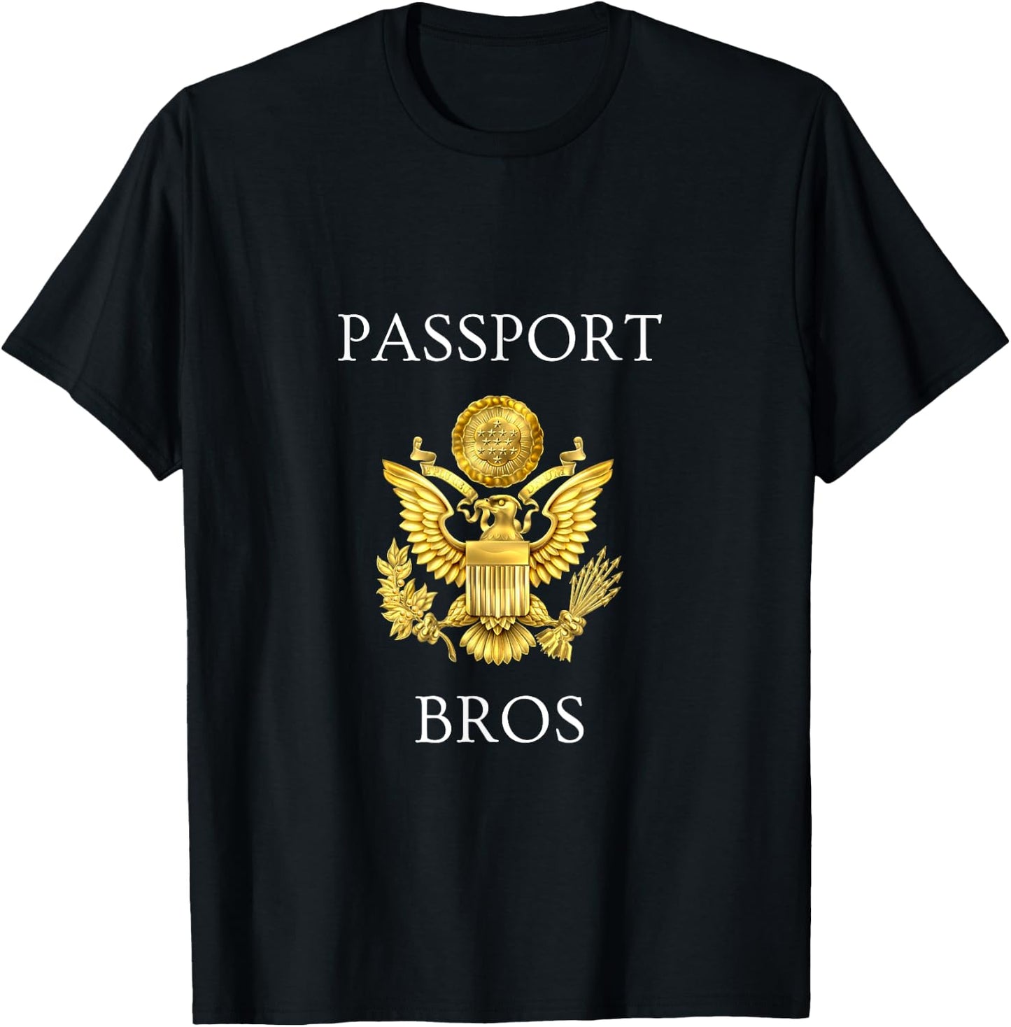 Passport Bros T-Shirt - T-Shirt | Black