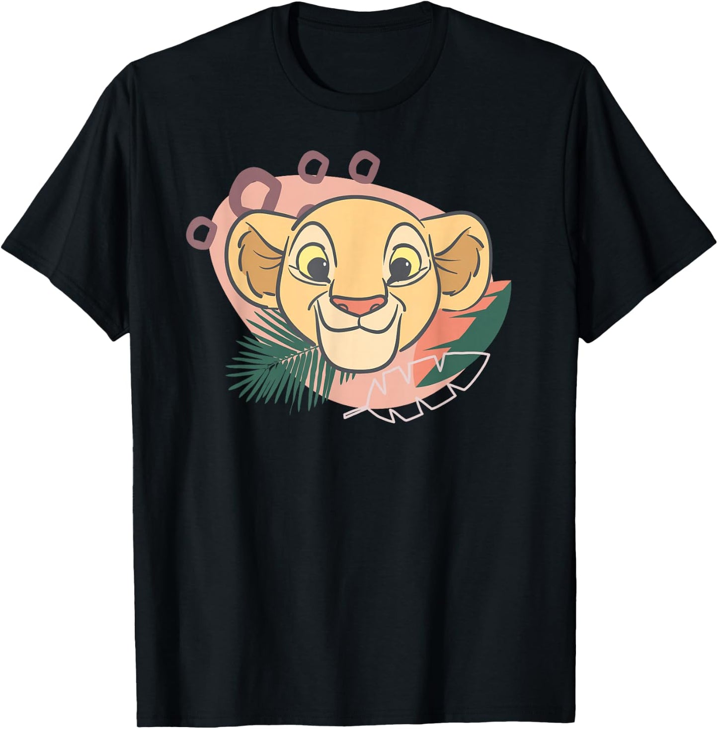 Disney The Lion King Young Nala Pastel Jungle T-Shirt - T-Shirt | Black