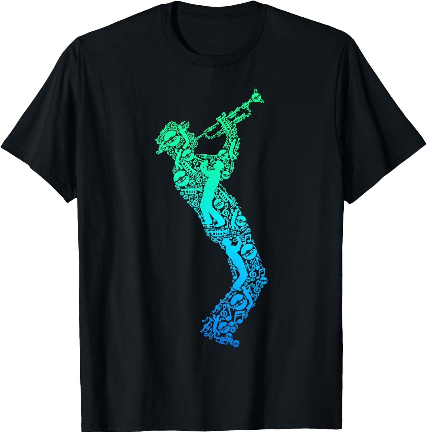 Trumpet Trumpeter Children's Men's Trumpets T-Shirt - T-Shirt | Black