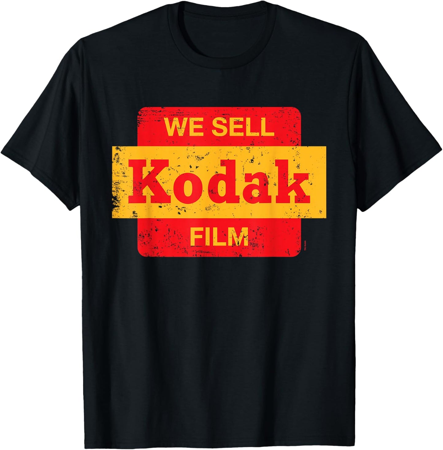 Vintage 'We Sell Kodak Film' T-Shirt - T-Shirt | Black