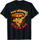 You Wanna Pizza Me Funny Ninja Kids Italian Food T-Shirt - T-Shirt | Black