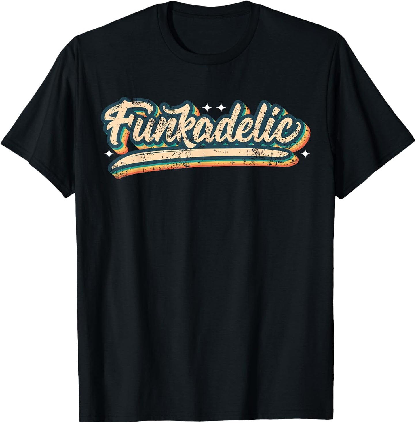 Funk & Soul Shirt Vintage Look Slang 70s Costume 80s Costume T-Shirt - T-Shirt | Black