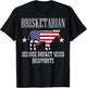 Brisketarian US Flag Brisket Bbq Barbecue 4th July Men Women T-Shirt - T-Shirt | Black
