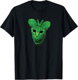 Gnarp Meme Glerp Meme Glorp Meme Alien Cat T-Shirt - T-Shirt | Black
