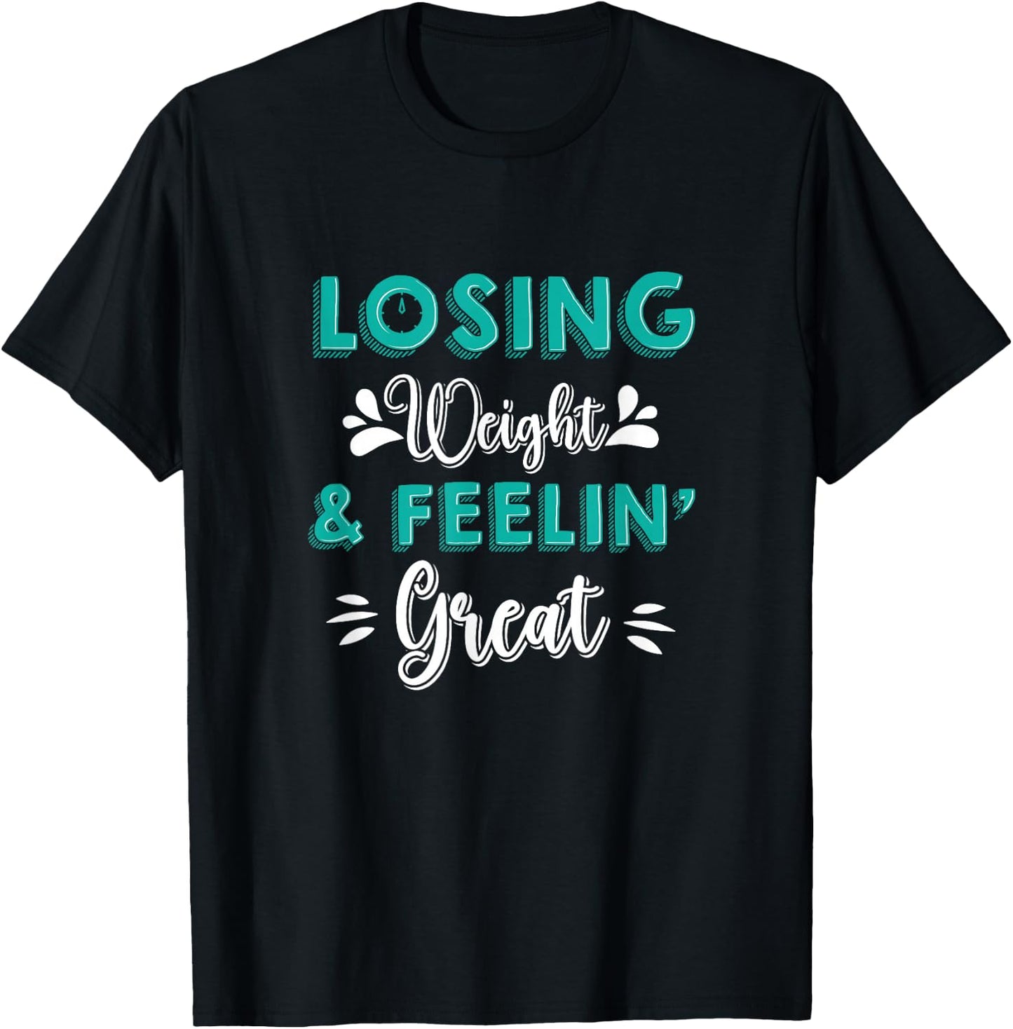 Losing Weight & Feeling Great, Gastric Bypass Workout T-Shirt - T-Shirt | Black