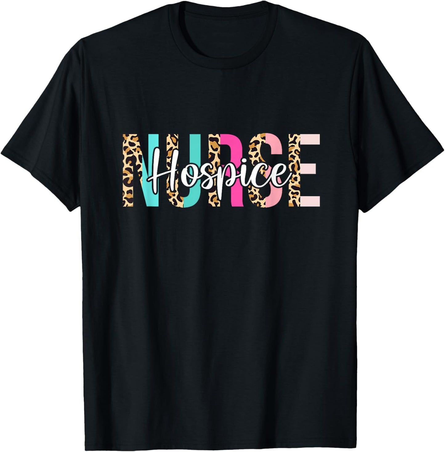 Hospice Nurse Registered Nurse RN Emergency Room Nurse T-Shirt - T-Shirt | Black