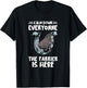 Farrier Calm Down Everyone Hoof Horseshoe Trimming Equine T-Shirt - T-Shirt | Black
