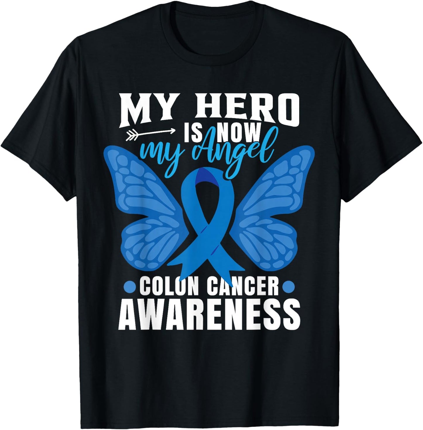 Colon Cancer Awareness Colorectal Cancer Month T-Shirt - T-Shirt | Black