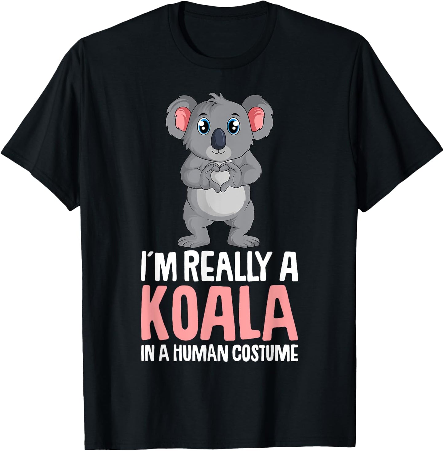 Koala Costume Koala Bear Girls Kids T-Shirt - T-Shirt | Black