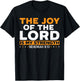 Religious Christian Believer SteMi Apparel The Joy Of The Lord Is My Strength Christian - Black, Small, -Adults T-Shirt - T-Shirt | Black