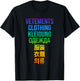 Vetements Clothing Kleidung Design Black Small Modern Letter Print T-Shirt - T-Shirt | Black