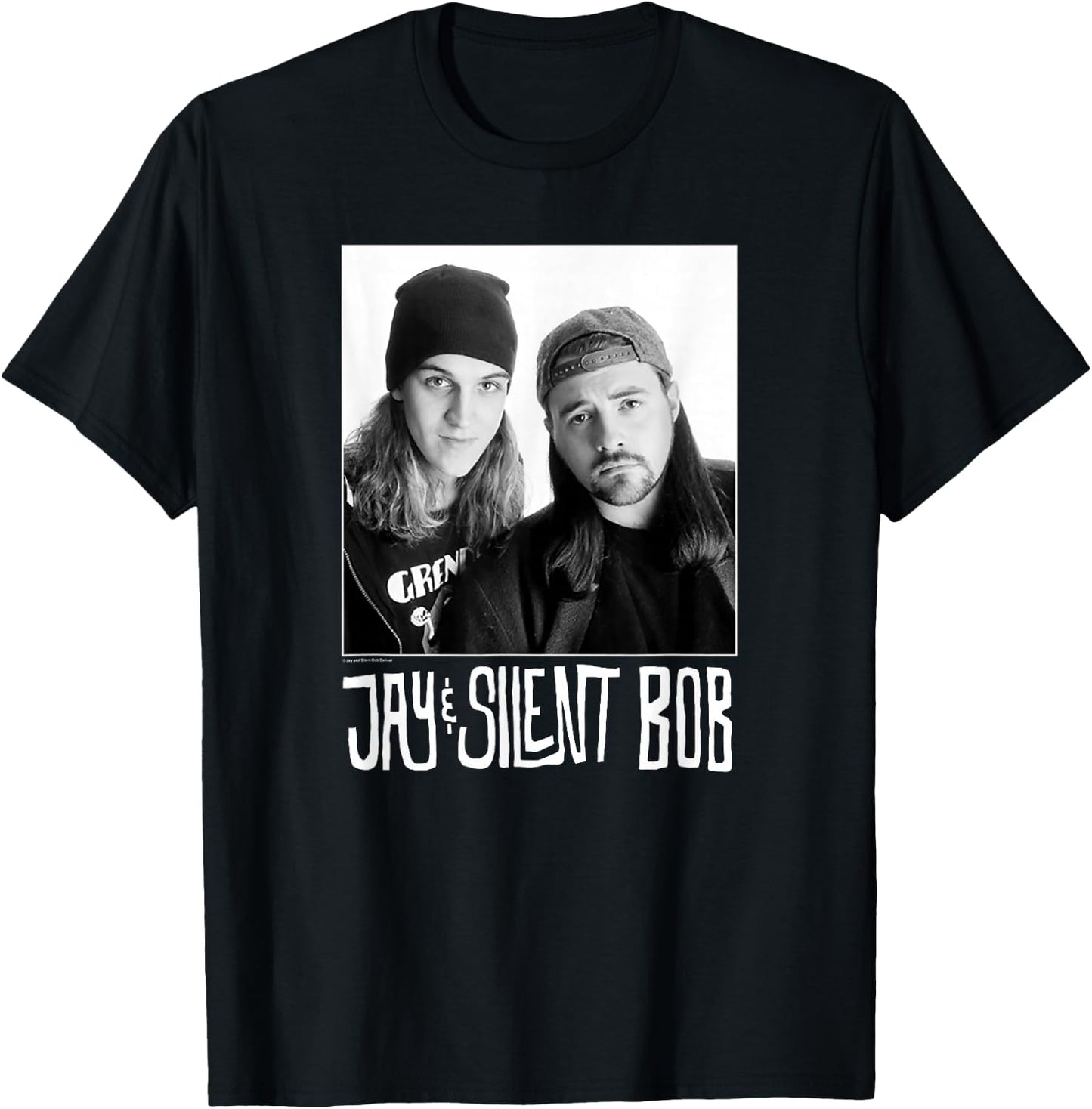 Jay and Silent Bob Photograph T-Shirt - T-Shirt | Black