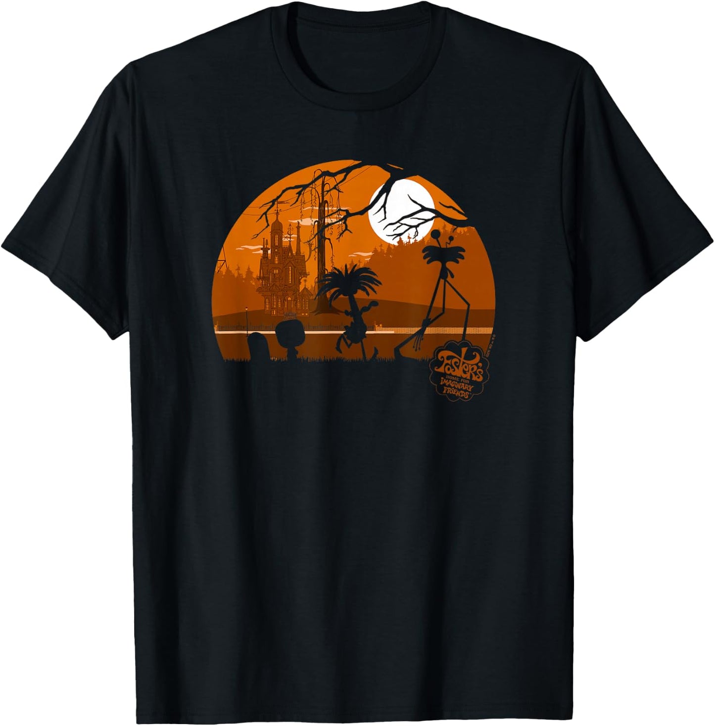 Foster's Home for Imaginary Friends Halloween Dusk T-Shirt - T-Shirt | Black