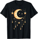 Galaxy Night Sky Moon Lunar Stars Love T-Shirt - T-Shirt | Black