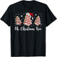 Groovy Oh Christmas Tree Cakes Debbie Becky Jen Cake Lovers T-Shirt - T-Shirt | Black