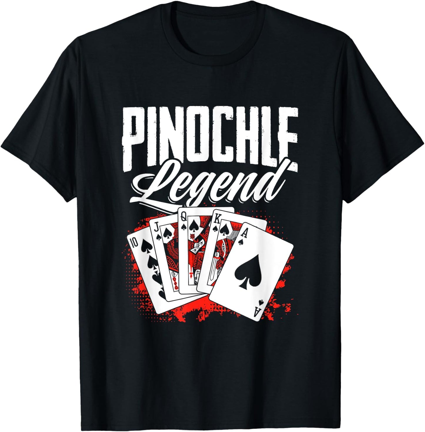 Pinochle Legend - Funny Pinochle Card Game Pinochle T-Shirt - T-Shirt | Black