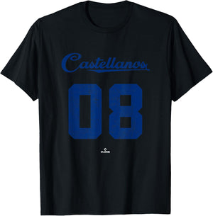 Nick Castellanos 08 Nick Castellanos Philadelphia MLBPA T-Shirt - T-Shirt | Black