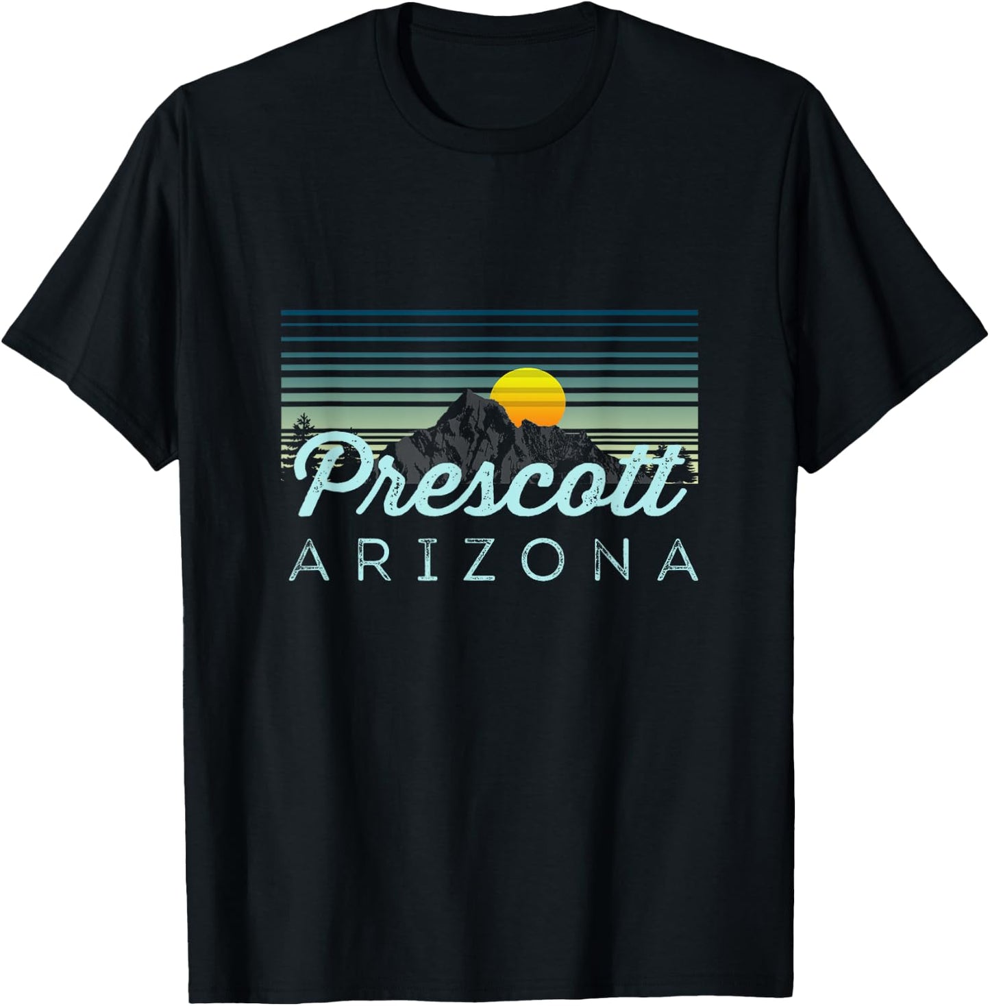 Prescott Retro Clothes & Gear - Prescott Souvenir T-Shirt - T-Shirt | Black