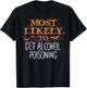Most Likely To Halloween Get Alcohol Poisoning Matching T-Shirt - T-Shirt | Black