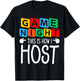 Family Game Night This Is How I Host Game Night Host T-Shirt - T-Shirt | Black
