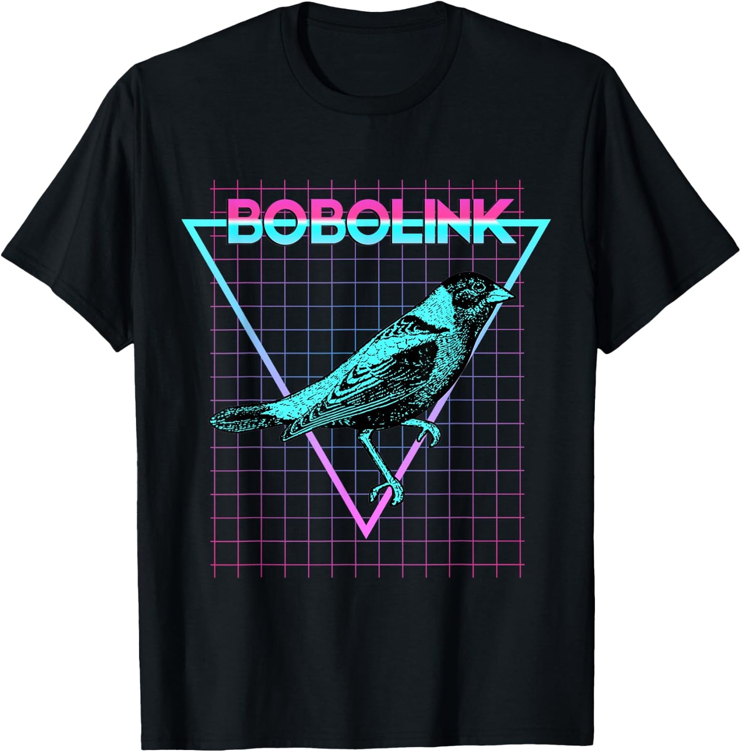 Bobolink Bird Aesthetic Retro Bobolink T-Shirt - T-Shirt | Black