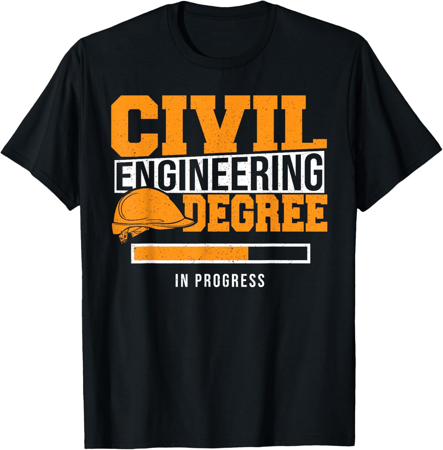 Civil Engineering Degree In Progress Cool Civil Engineer T-Shirt - T-Shirt | Black
