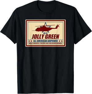 HH-3E Jolly Green T-Shirt - T-Shirt | Black