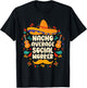 nacho average social worker Cinco de Mayo sombrero Mexican T-Shirt - T-Shirt | Black