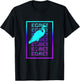 Egret Bird Vintage Retro Egret T-Shirt - T-Shirt | Black