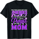 My Heroes I Wear Purple For My Mom Pancreatic Cancer T-Shirt - T-Shirt | Black