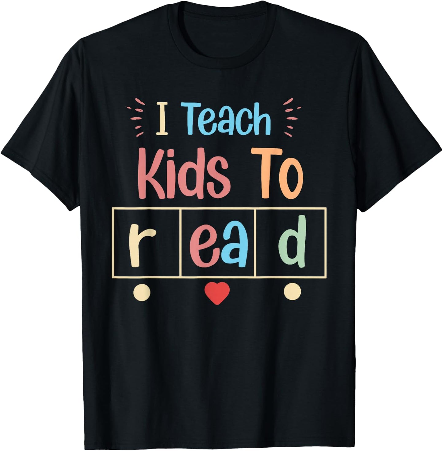 I Teach Kids To Read Science Teachers Men Women Reading T-Shirt - T-Shirt | Black