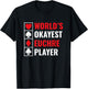 World’s Okayest Euchre Player Euchre Card Game T-Shirt - T-Shirt | Black