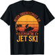 Vintage Water Jet Ski Fun Beach , Retro Jet Ski T-Shirt - T-Shirt | Black