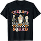 Retro Therapy Squad Slp Ot Pt Team Halloween Speech Physical T-Shirt - T-Shirt | Black