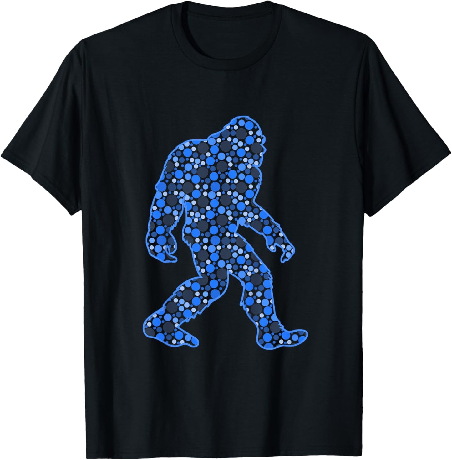 Kids Dot Day Polka Dot Bigfoot International Dot Day T-Shirt - T-Shirt | Black